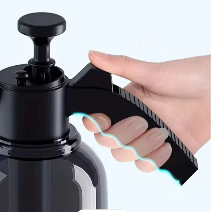 2L Hand Pump Foam Car Wash Sprayer – Air Pressure Cleaning & Gardening Spray Bottle