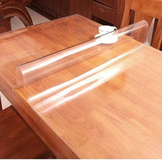 Waterproof Transparent Soft Plastic PVC Sheet 4 mm Tablecloth 5x5 Feet