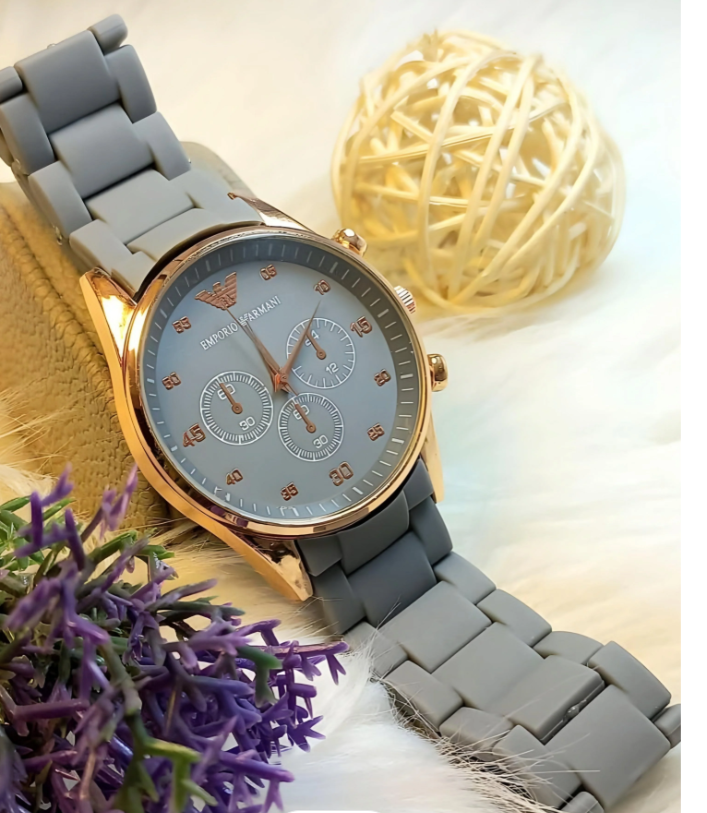 Casual Rubber Straps Watch